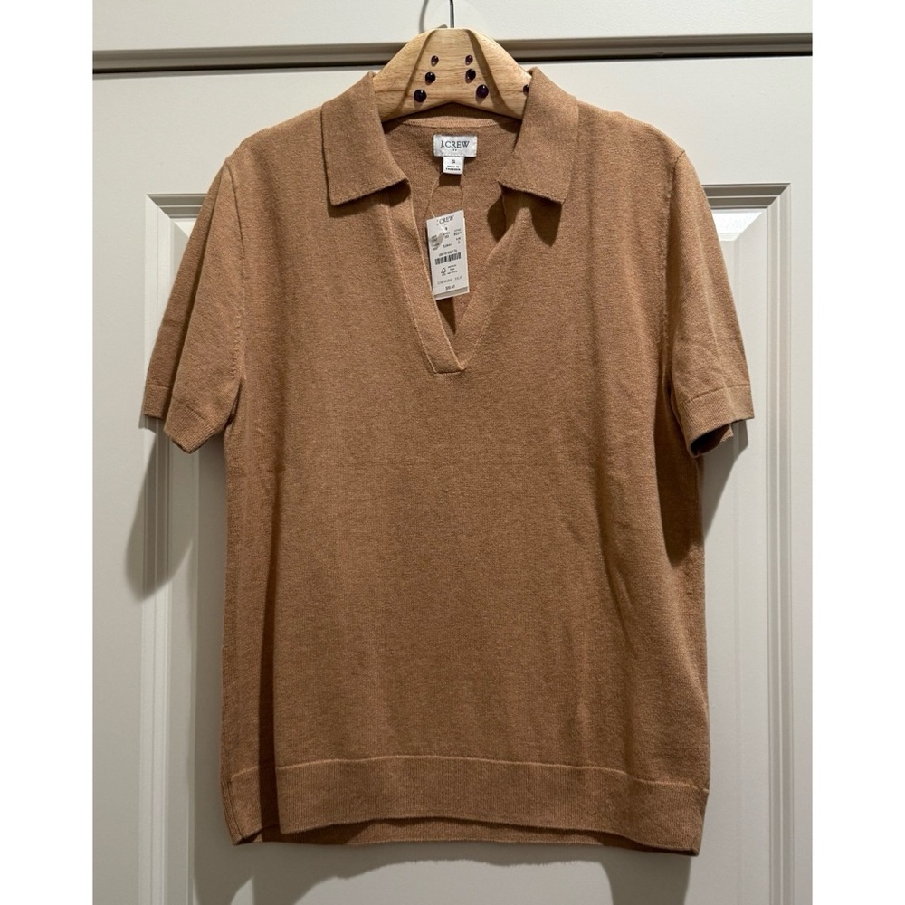 J.Crew Factory Cotton Blend V-Neck Sweater - Picture 4 of 8